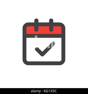 Calendar image with specific date Stock Vector