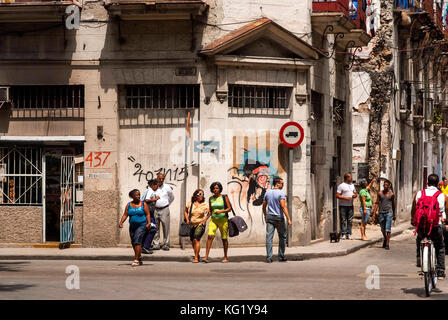 Havanna, Cuba :  La Habana Vieja Stock Photo