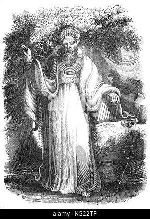 Arch Druid And Druids Stock Photo Alamy