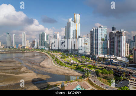 City skyline, Panama City, Panama, Central America Stock Photo