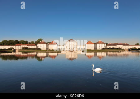 Schloss Nymphenburg Palace, Munich, Bavaria, Germany, Europe Stock Photo