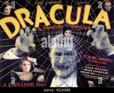 DRACULA 1931 Universal film with Bela Lugosi Stock Photo