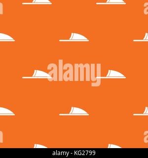 Slippers pattern seamless Stock Vector