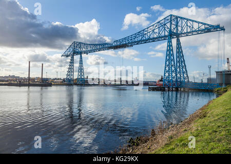 Transporter Bridge,Middlesbrough,England,UK Stock Photo