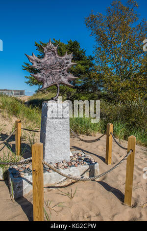 Emund Fitzgerald Memorial, Great Lakes Shipwreck Museum, Michigan, USA, by Bruce Montagne/ Dembinsky Photo Assoc Stock Photo