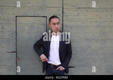 Portrait of Tash Aw (full name Aw Ta-Shi) (Ta Shi) 08/09/2017 ©Basso CANNARSA/Opale Stock Photo