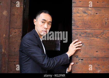 Portrait of Tash Aw (full name Aw Ta-Shi) (Ta Shi) 08/09/2017 ©Basso CANNARSA/Opale Stock Photo