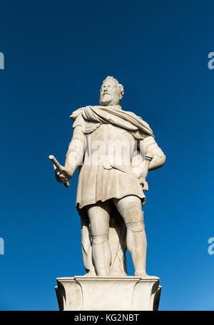 The Quattro Mori,  Ferdinando I de' Medici, Livorno, Tuscany, Italy. Stock Photo