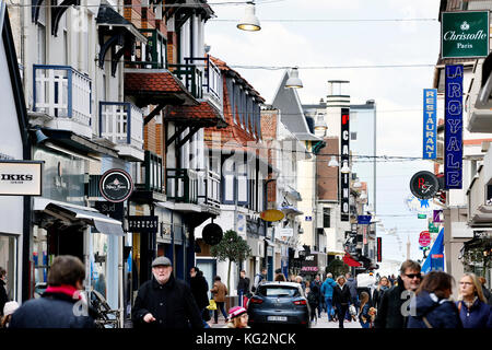 Le Touquet France Rue Saint Jean in the centre of town Stock Photo ...