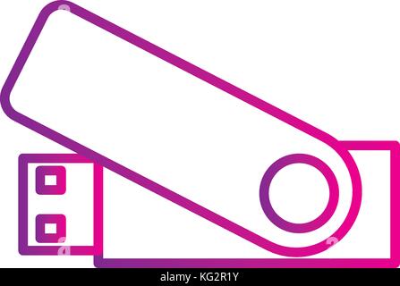 usb fash drive template for advertising branding and corporate identity Stock Vector