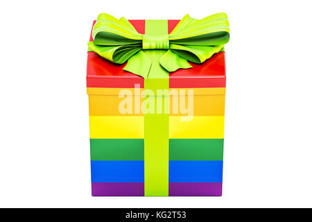 Cute Gift Box Colors Lgbt Lgbtq Stock Vector (Royalty Free) 2139342531