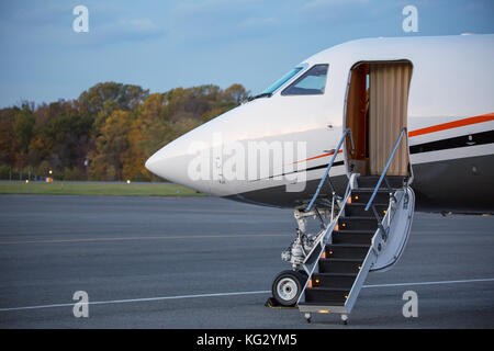 Lets travel in luxury, private jet charter is the only way to see the world. Stock Photo