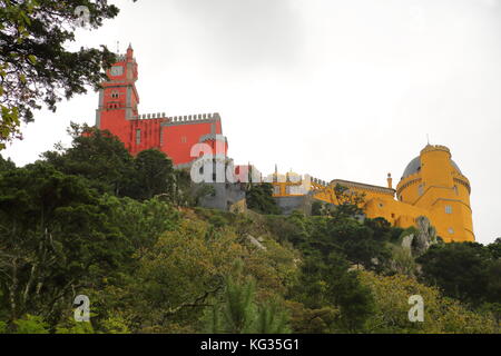 Palacio Nacional da Pena, Sintra, Portugal Stock Photo