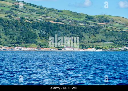 Lajes do Pico, centre for whale watching on Pico Island Stock Photo