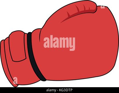 Boxing glove isolated Stock Vector