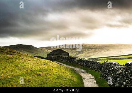 Malham Barn Stock Photo