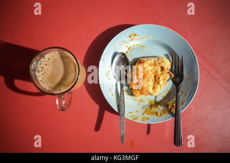 Malaysia Breakfast Roti Canai Stock Photo