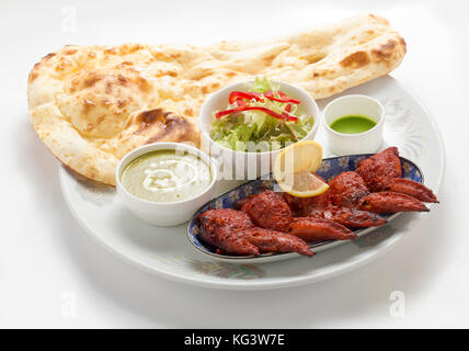 Chicken wing Kabab Stock Photo