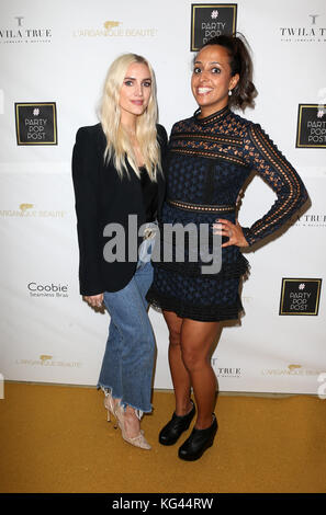 BEVERLY HILLS, CA - NOVEMBER 2: Ashlee Simpson, Chudney Ross, at the #PartyPopPost at The Peninsula In Beverly Hills, California on November 2, 2017. Credit: Faye Sadou/MediaPunch Stock Photo