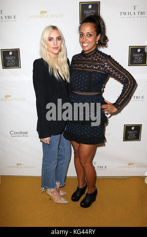 BEVERLY HILLS, CA - NOVEMBER 2: Ashlee Simpson, Chudney Ross, at the #PartyPopPost at The Peninsula In Beverly Hills, California on November 2, 2017. Credit: Faye Sadou/MediaPunch Stock Photo