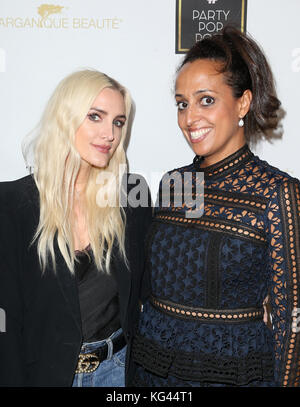 BEVERLY HILLS, CA - NOVEMBER 2: Ashlee Simpson, Chudney Ross, at the #PartyPopPost at The Peninsula In Beverly Hills, California on November 2, 2017. Credit: Faye Sadou/MediaPunch Stock Photo