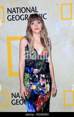 BellSaint at arrivals for National Geographic's THE LONG ROAD HOME Premiere - Part 2, Royce Hall, Los Angeles, CA October 30, 2017. Photo By: Priscilla Grant/Everett Collection Stock Photo