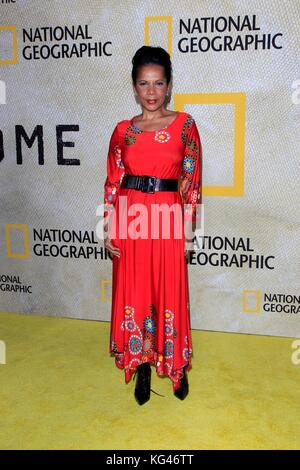 Penny Johnson Jerald at arrivals for National Geographic's THE LONG ROAD HOME Premiere - Part 2, Royce Hall, Los Angeles, CA October 30, 2017. Photo By: Priscilla Grant/Everett Collection Stock Photo