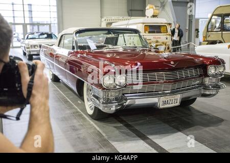 Poznan, Wielkopolska, Poland. 3rd Nov, 2017. Retro Motor Show it is the largest Polish exhibition of, among others, classic and vintage cars, vintage motorcycles and youngtimers companies offering refinishing products, technologies and services. Credit: Dawid Tatarkiewicz/ZUMA Wire/Alamy Live News Stock Photo