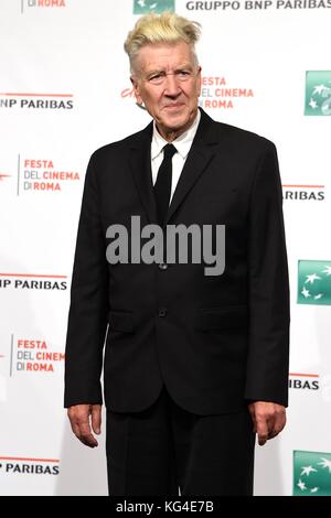 Rome, Italy. 04th Nov, 2017. Rome Cinema Fest 2017. Rome Film Festival. Photocall David Lynch. Pictured: David Lynch Credit: Independent Photo Agency/Alamy Live News Stock Photo