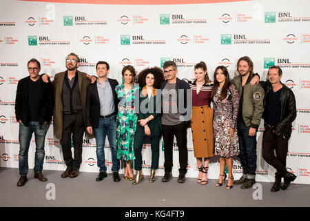Rome, Italy. 5th November, 2017. Rome, Italy. 04th Nov, 2017. Photocall of The Place with the whole cast during the 12th Rome Film Fest Credit: Silvia Gerbino/Alamy Live News Credit: Silvia Gerbino/Alamy Live News Stock Photo