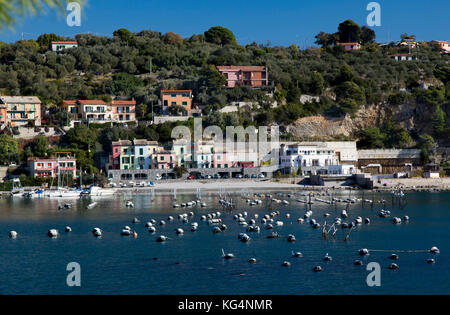 Portovenere Tourist resort of the Ligurian Riviera Stock Photo