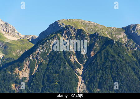 Mountain cabin Guttenberghaus between Eselstein and Sinabell in Dachstein mountains Stock Photo