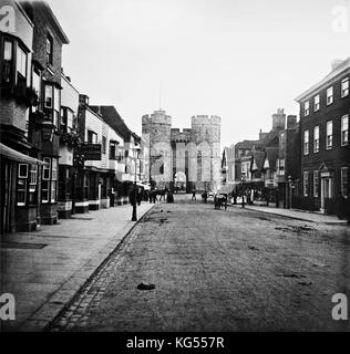 Kent village and towns, photographs from another century in 1900 Stock Photo