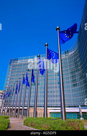 the Berlaymont building in Brussels Stock Photo