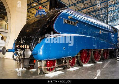 Mallard at the National Railway Museum in York, UK Stock Photo