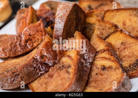 Tasty sweet homemade traditional fruit cake Stock Photo