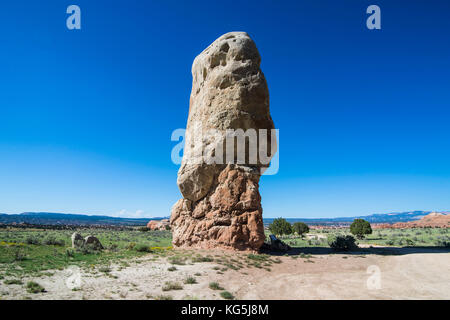Chimney rock at the Kodakchrome Basin State Park, Utah, USA Stock Photo