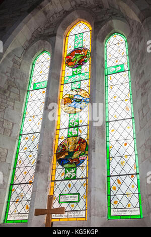 England Hampshire Selborne St Mary s Church Memorial Stained Glass england-hampshire-selborne-st-mary-s-church-memorial-stained-glass