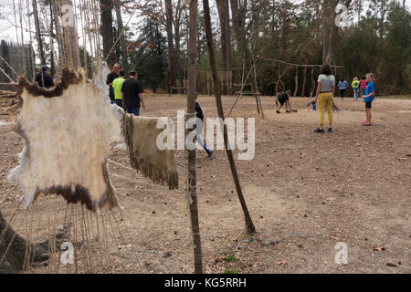 Jamestown Settlement Virginia Stock Photo