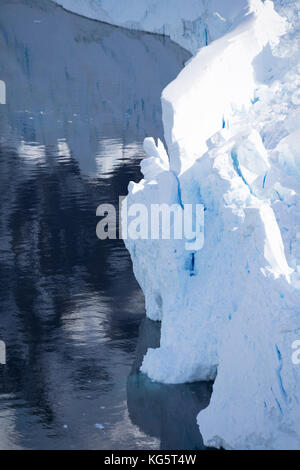 Glacier, Antarctica Stock Photo
