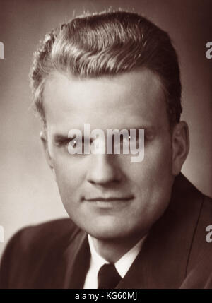 American evangelist Billy Graham, c1954. Stock Photo