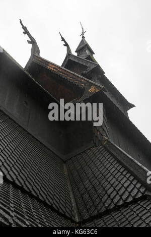 The Hopperstad stave church near Vik in Norway Stock Photo