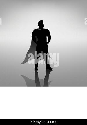 Masked Superhero In Cape High-Res Vector Graphic - Getty Images