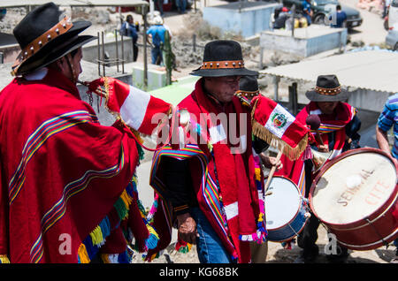 All Saints Day in Lima cemetery, Peru. Stock Photo