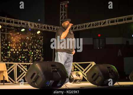 I AM RELIEF CONCERT, SIR GARFIELD SOBERS GYMNASIUM, WILDEY, ST. MICHAEL, BARBADOS Stock Photo