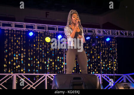 I AM RELIEF CONCERT, SIR GARFIELD SOBERS GYMNASIUM, WILDEY, ST. MICHAEL, BARBADOS Stock Photo