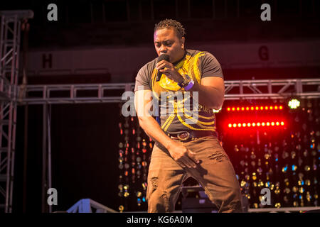 I AM RELIEF CONCERT, SIR GARFIELD SOBERS GYMNASIUM, WILDEY, ST. MICHAEL, BARBADOS Stock Photo