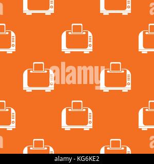 Toaster pattern seamless Stock Vector