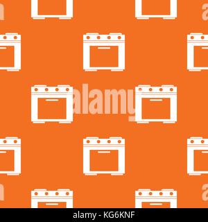 Gas stove pattern seamless Stock Vector