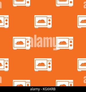 Microwave pattern seamless Stock Vector